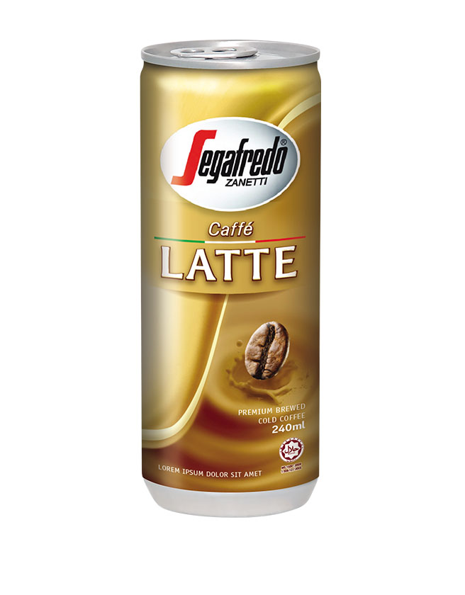SEGAFREDO ZANETTI - LATTE CANNED COFFEE