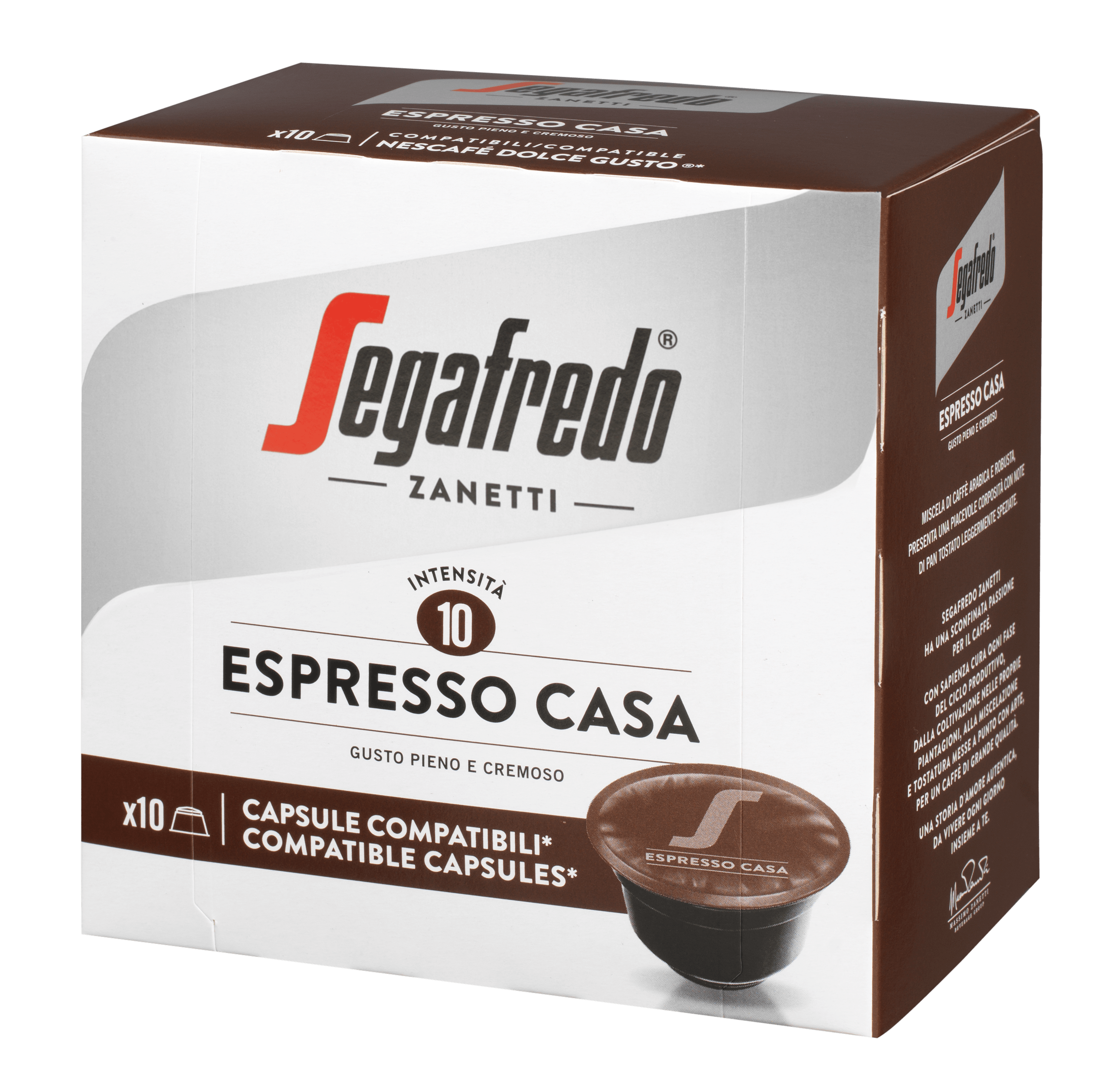 SEGAFREDO ZANETTI - ESPRESSO CASA COFFEE CAPSULE