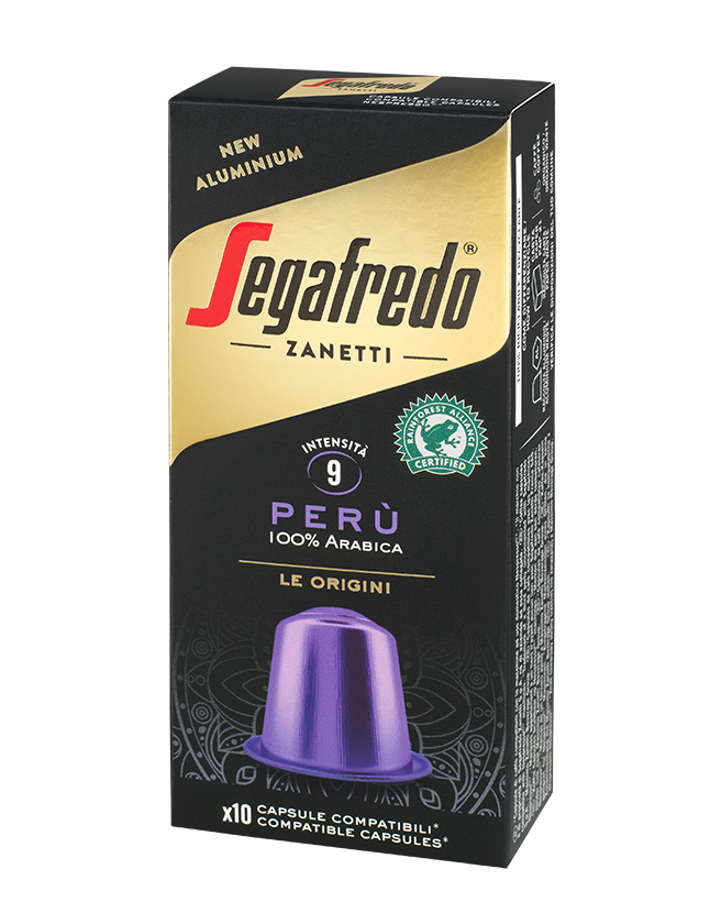 Segafredo Zanetti - [100% Arabica] Peru Coffee Aluminum Capsule (Nespresso® Compatible)