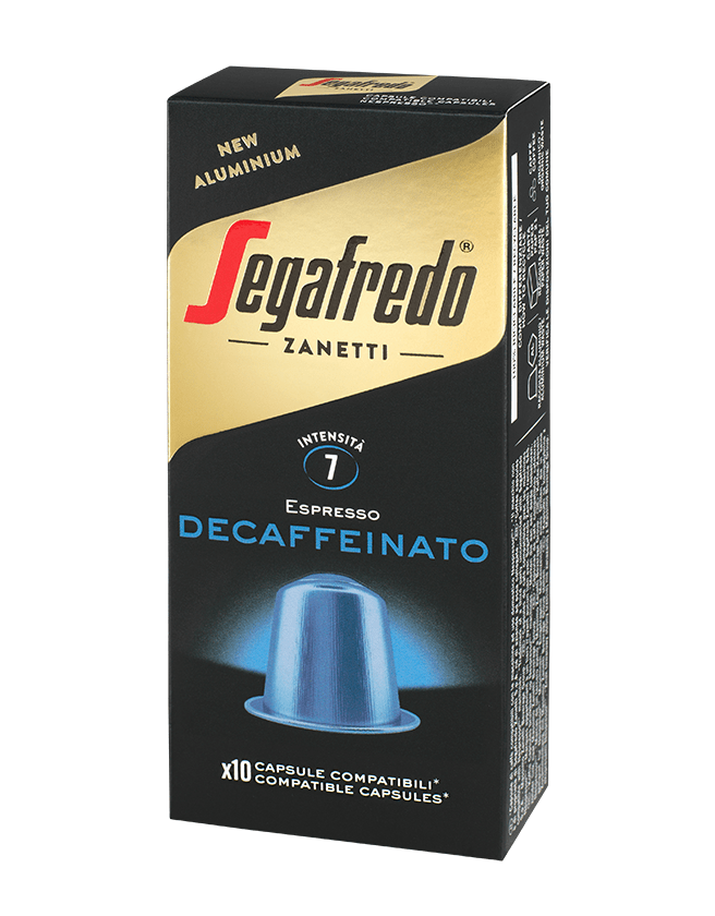 Segafredo Zanetti - Decaffeinato Coffee Aluminum Capsules (Nespresso® Compatible)
