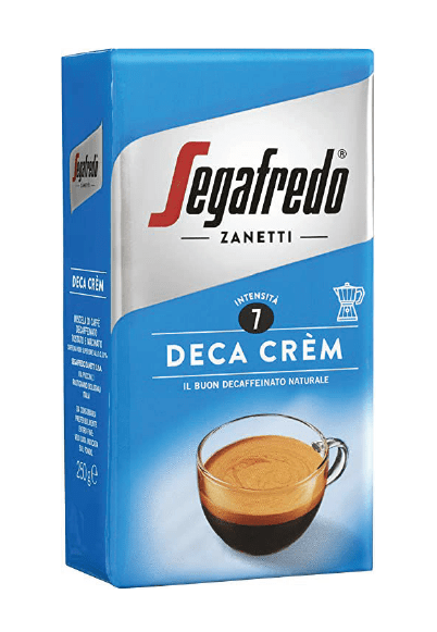 SEGAFREDO ZANETTI - DECA CREM DECAFFEINATED GROUND COFFEE