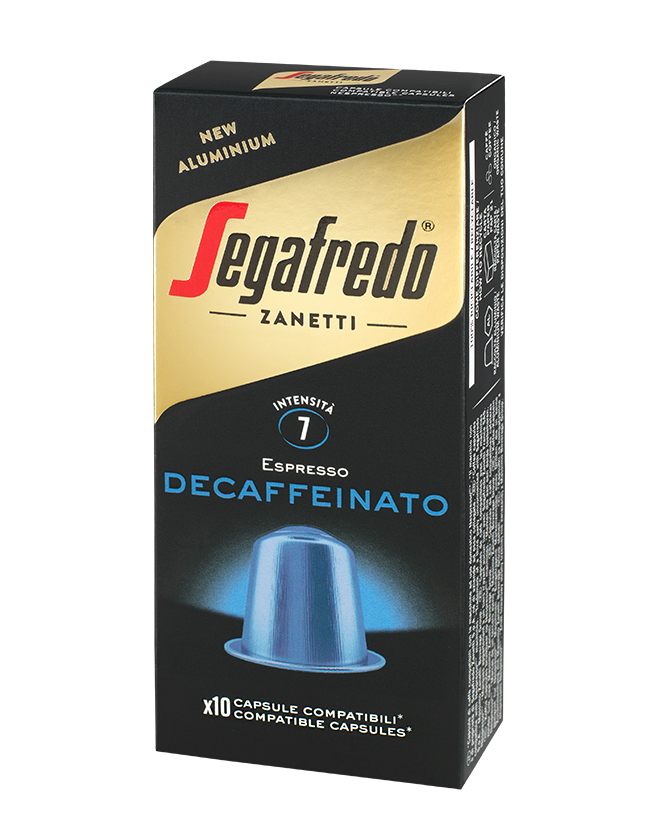 Segafredo Zanetti - [100% Arabica] Decaffeinato Coffee Aluminum Capsules (Nespresso® Compatible)