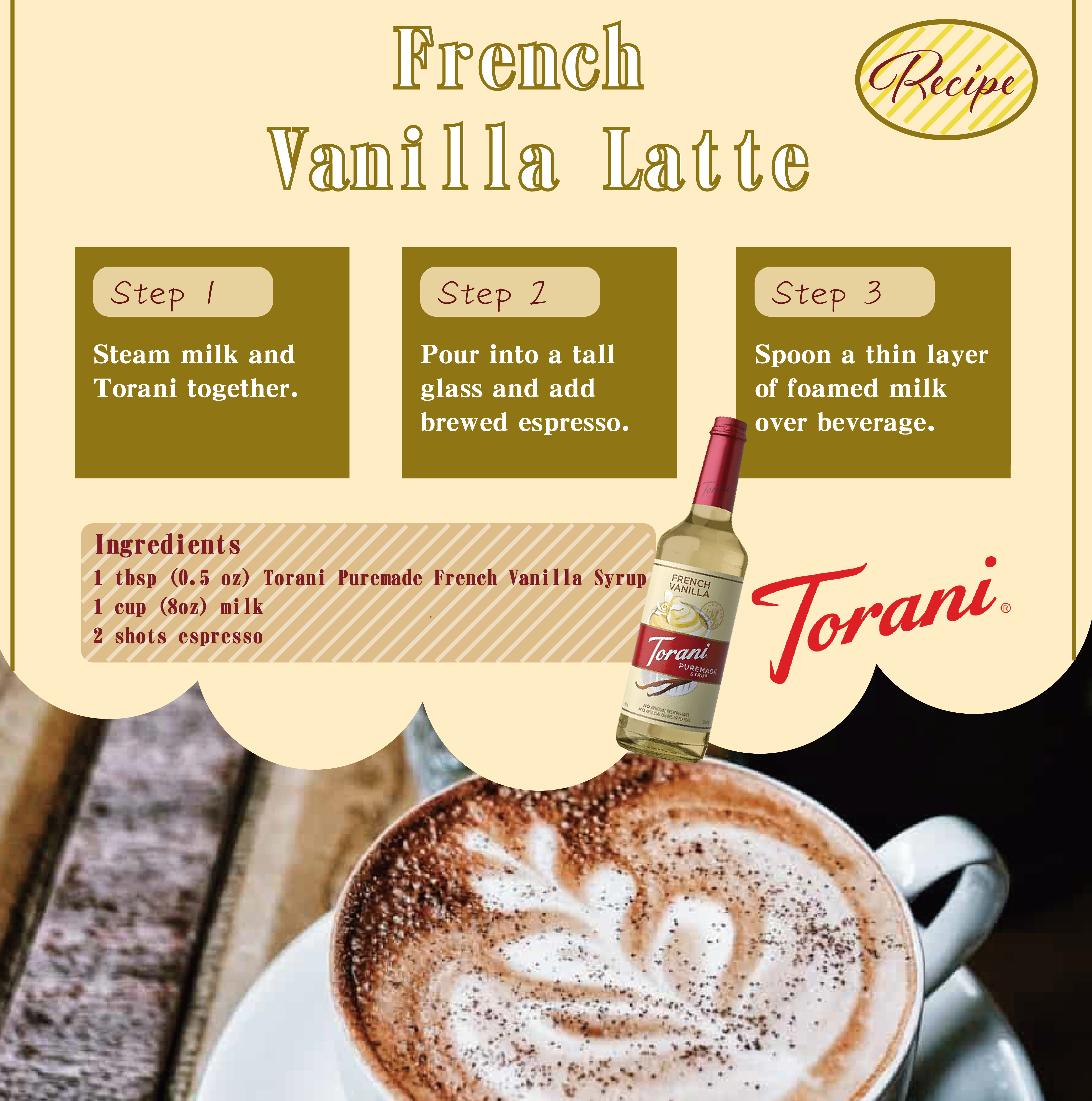 Torani: French Vanilla Latte