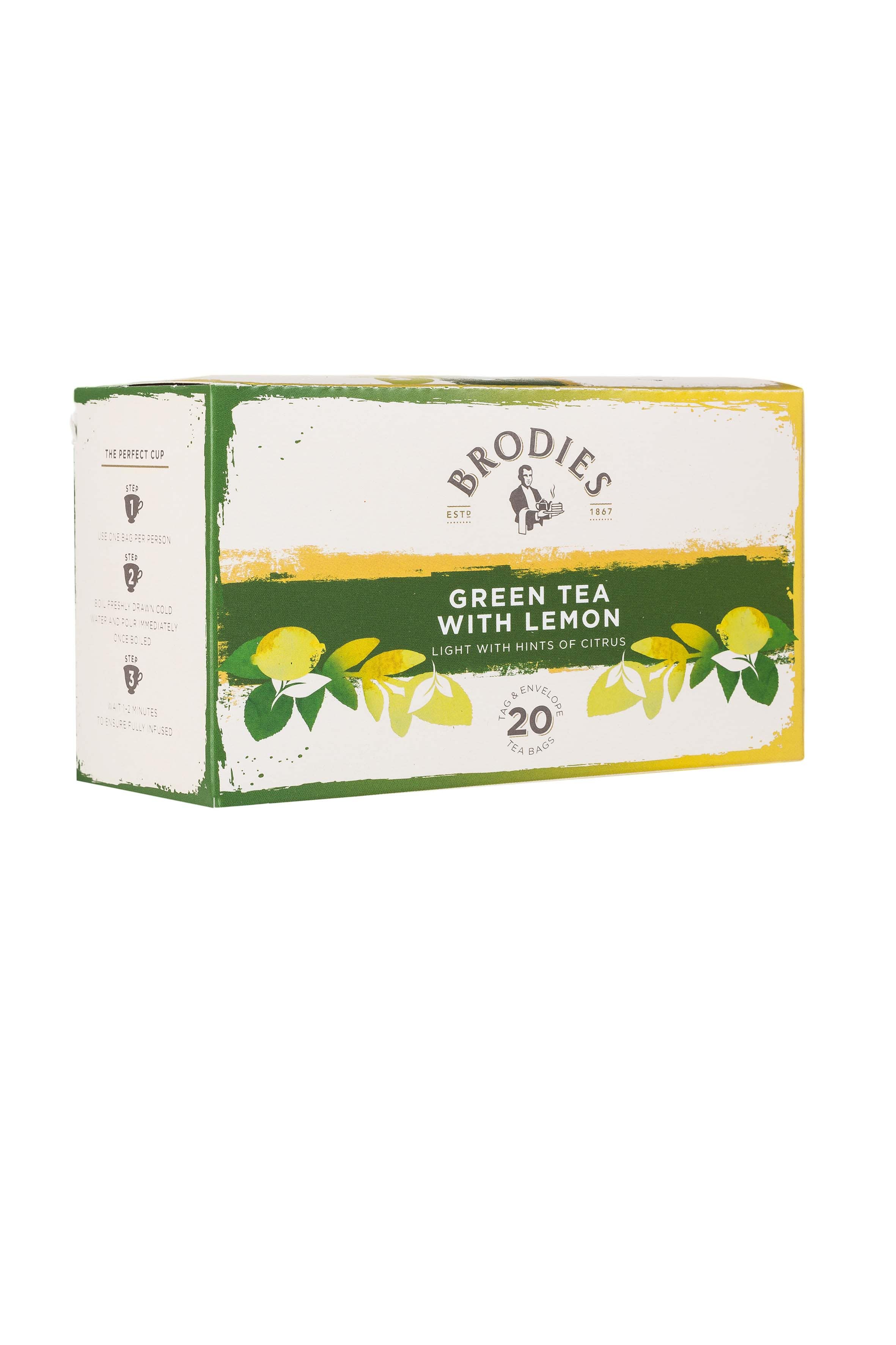 BRODIES - GREEN TEA WITH LEMON TEA