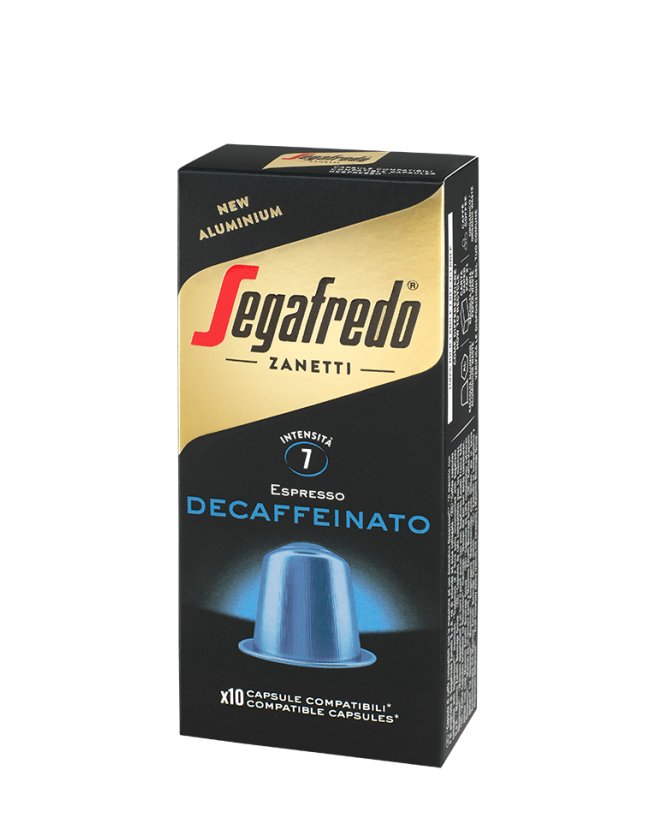 Segafredo Zanetti - Decaffeinato Coffee Aluminum Capsule (Nespresso® Compatible)